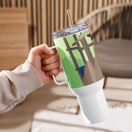 Glen Door Travel Mug with a Handle