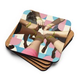 Rica Fists Cork-Back Coaster