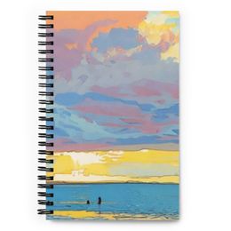 Boy2x Ocean Spiral Notebook