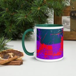 Bbluna60 3Colors Ceramic Mug with Color Inside