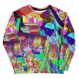 Bluna60 Abstract Desk Recycled Unisex Sweatshirt