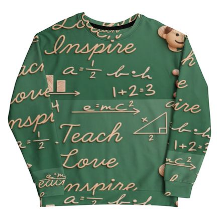 Bbluna60 Formula All-Over Recycled Unisex Sweatshirt