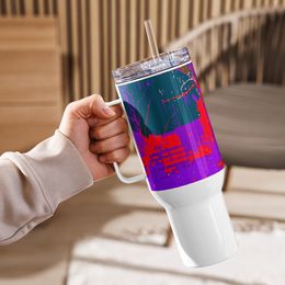 bbluna60 3Colors Travel Mug with a Handle
