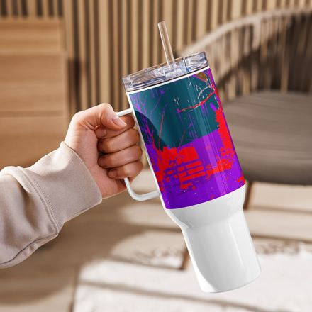 bbluna60 3Colors Travel Mug with a Handle