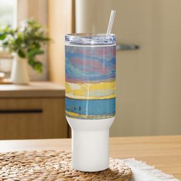 Boy2x Ocean Travel Mug with a Handle