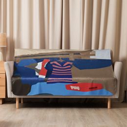 Glen Laundry Sublimated Sherpa Blanket