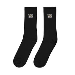 Rica Fists  Embroidered Crew Socks