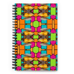 bbluna60 Robot Spiral Notebook