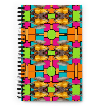 bbluna60 Robot Spiral Notebook