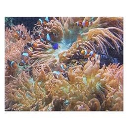 ZAG Orange Corals Jigsaw Puzzle