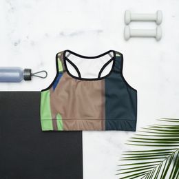 Glen Door Print Sports Bra
