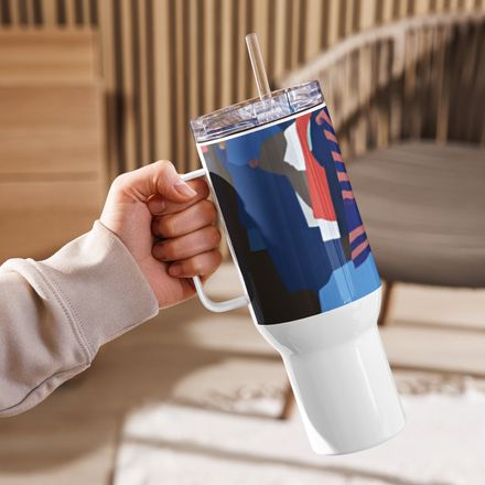 Glen Laudry Travel Mug with a Handle