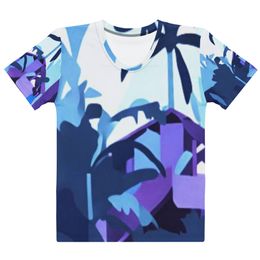Julio Purple Women's Crew Neck T-Shirt