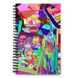 Bluna60 Abstract Desk Spiral Notebook