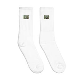 Bbluna60 Lantern Embroidered Crew Socks 