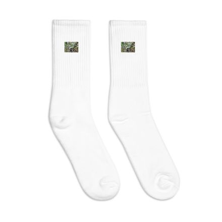 Bbluna60 Lantern Embroidered Crew Socks 