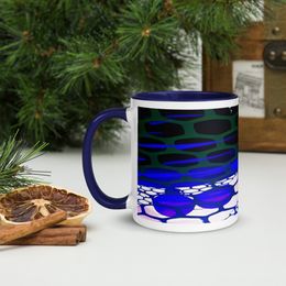 Juvy Birdcage Ceramic Mug with Color Inside