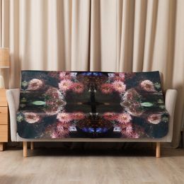 ZAG Pinkish Sublimated Sherpa Blanket