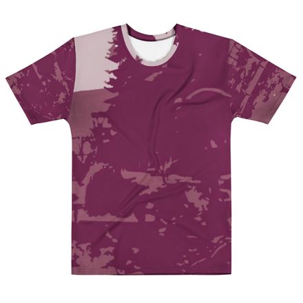 bbluna60 Burgundy Men's Crew Neck T-Shirt