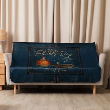 2Father's Day Sublimated Sherpa Blanket