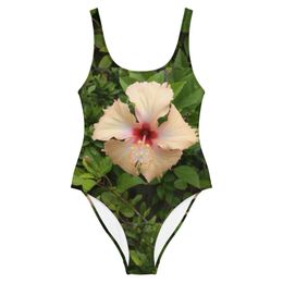 Nathy Peach Gumamela One-Piece Swimsuit