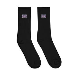 Bbluna60 Bridge Embroidered Crew Socks 