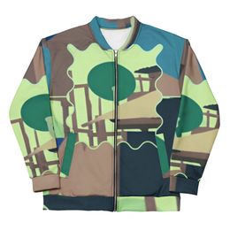Glen Satelite Unisex Bomber Jacket