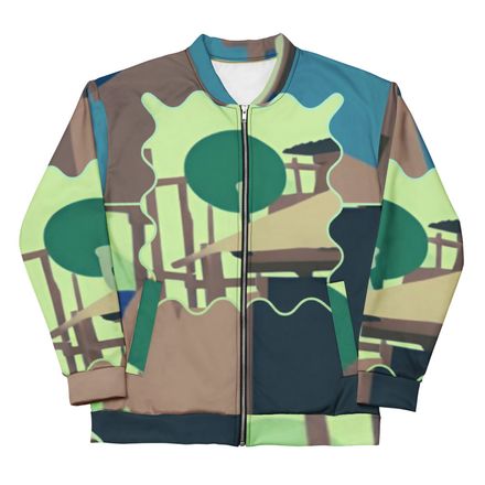 Glen Satelite Unisex Bomber Jacket