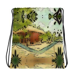 LB Home Drawstring Bag