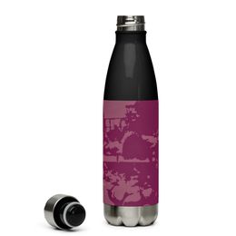 Bbluna60 Burgundy Stainless Steel Water Bottle
