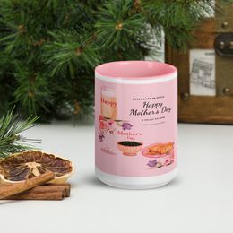2Mother's Day Ceramic Mug with Color Inside