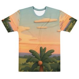 Boy2x Palm Trees Men's Crew Neck T-Shirt