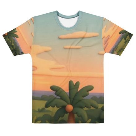 Boy2x Palm Trees Men's Crew Neck T-Shirt