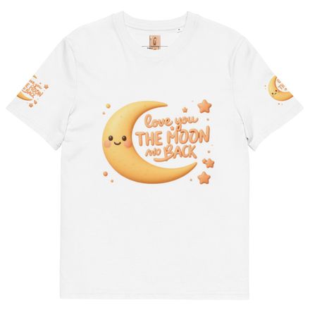 bbl61 Moon Unisex Organic Cotton T- Shirt