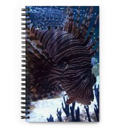ZAG Zebra Fish Spiral Notebook
