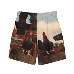 Lyn2x Rooster Recycled Swim Trunks