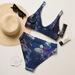 ZAG Corals Recycled High-Waisted Bikini
