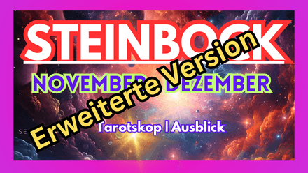 STEINBOCK   November  Dezember  2025