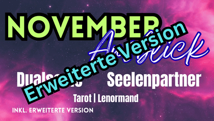 NOVEMBER Ausblick Herzmensch 2025