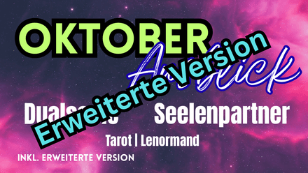 Du &amp; Dein Herzmensch  OKTOBER