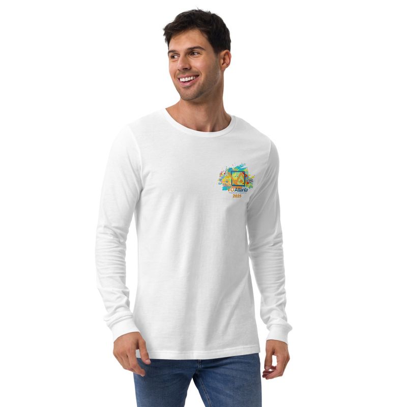 Unisex VO Atlanta 2025 Paint Splatter Logo Long Sleeve T-Shirt 