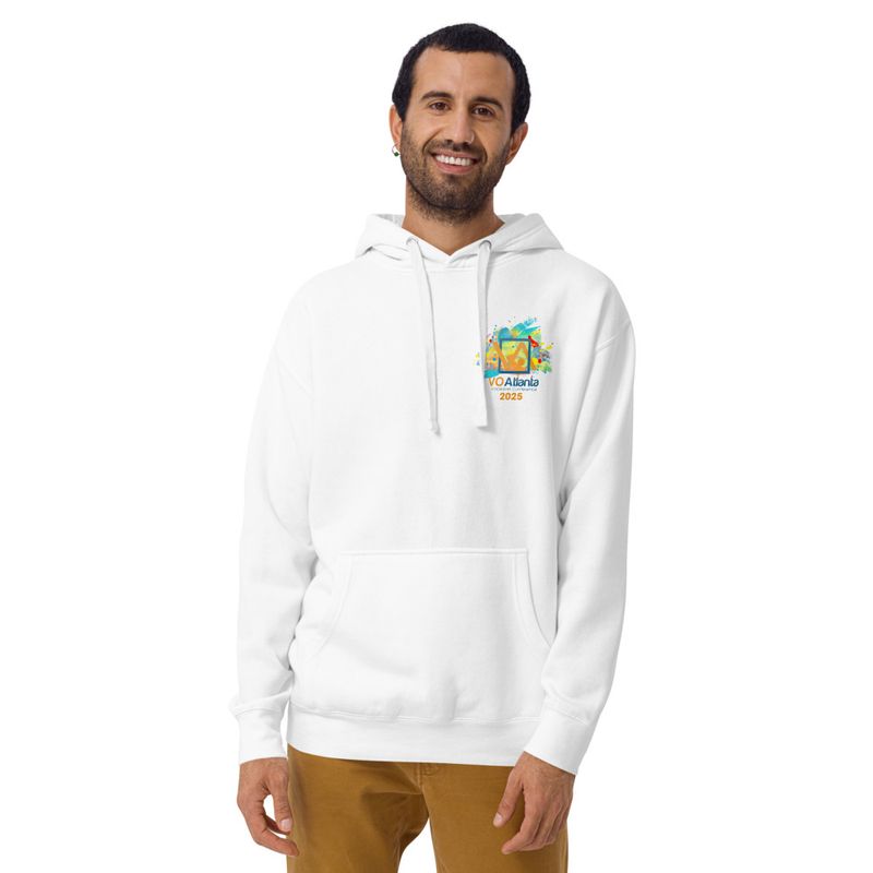 Unisex VO Atlanta 2025 Paint Splatter Logo Hooded Sweatshirt