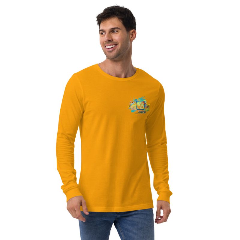 Unisex VO Atlanta 2025 Paint Splatter Logo Long Sleeve T-Shirt 