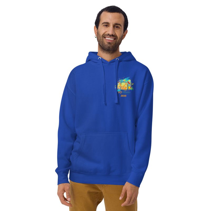 Unisex VO Atlanta 2025 Paint Splatter Logo Hooded Sweatshirt