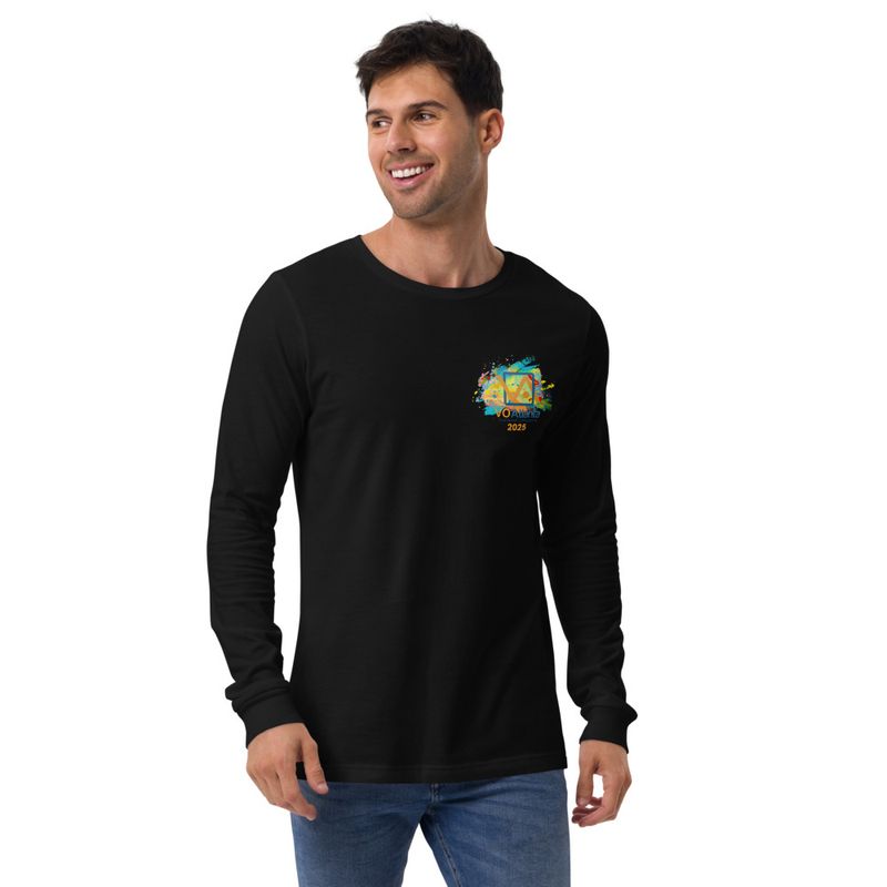 Unisex VO Atlanta 2025 Paint Splatter Logo Long Sleeve T-Shirt 