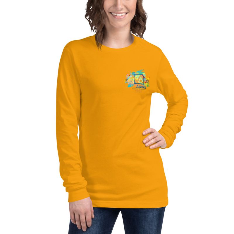 Unisex VO Atlanta 2025 Paint Splatter Logo Long Sleeve T-Shirt 
