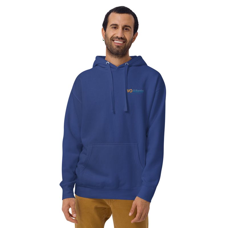Unisex VO Atlanta Undated Logo Hooded Sweatshirt