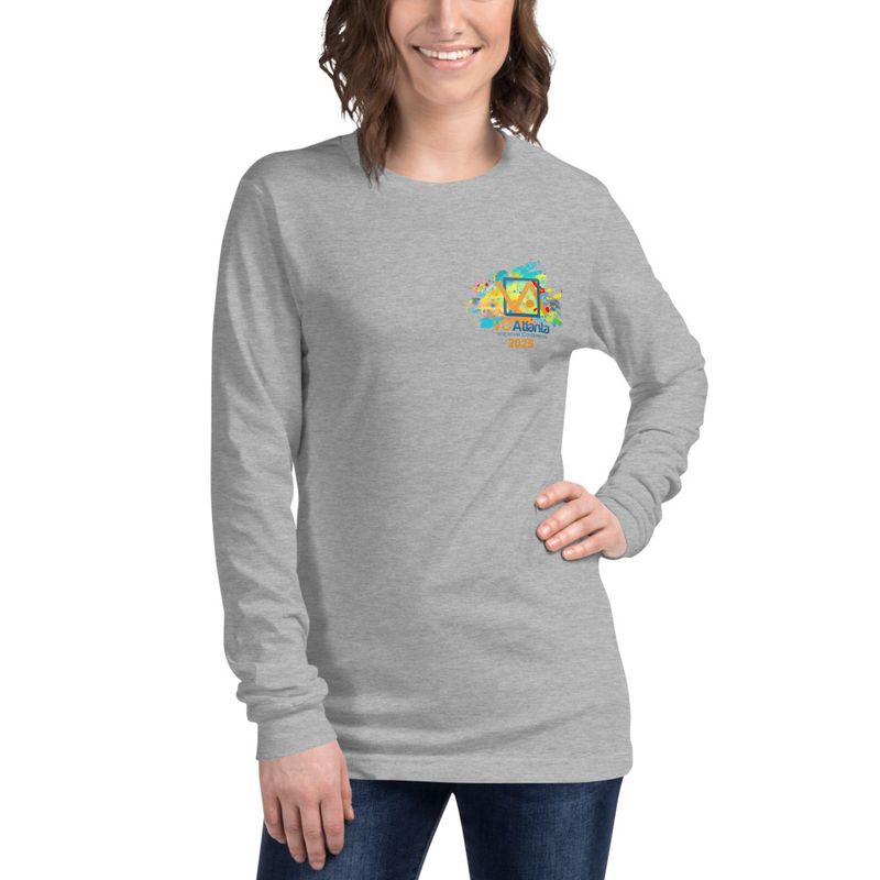 Unisex VO Atlanta 2025 Paint Splatter Logo Long Sleeve T-Shirt 