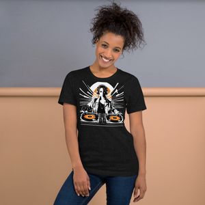 Female DJ rising sun 