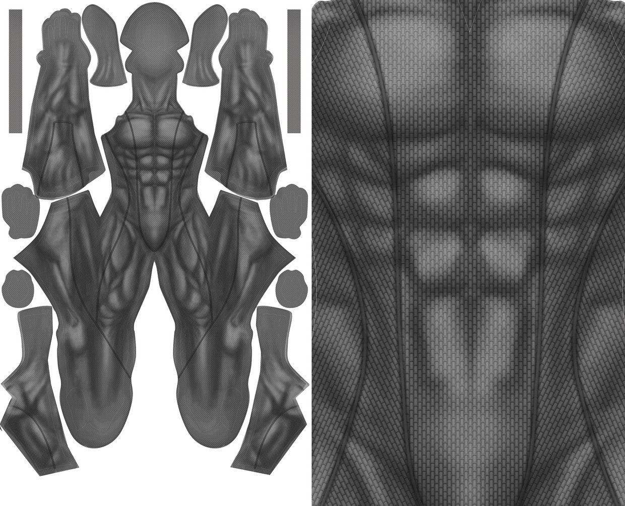 SILVER SPACE POWER RANGER pattern file